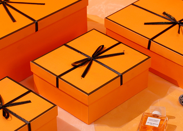 橙色天地盖感恩节礼盒