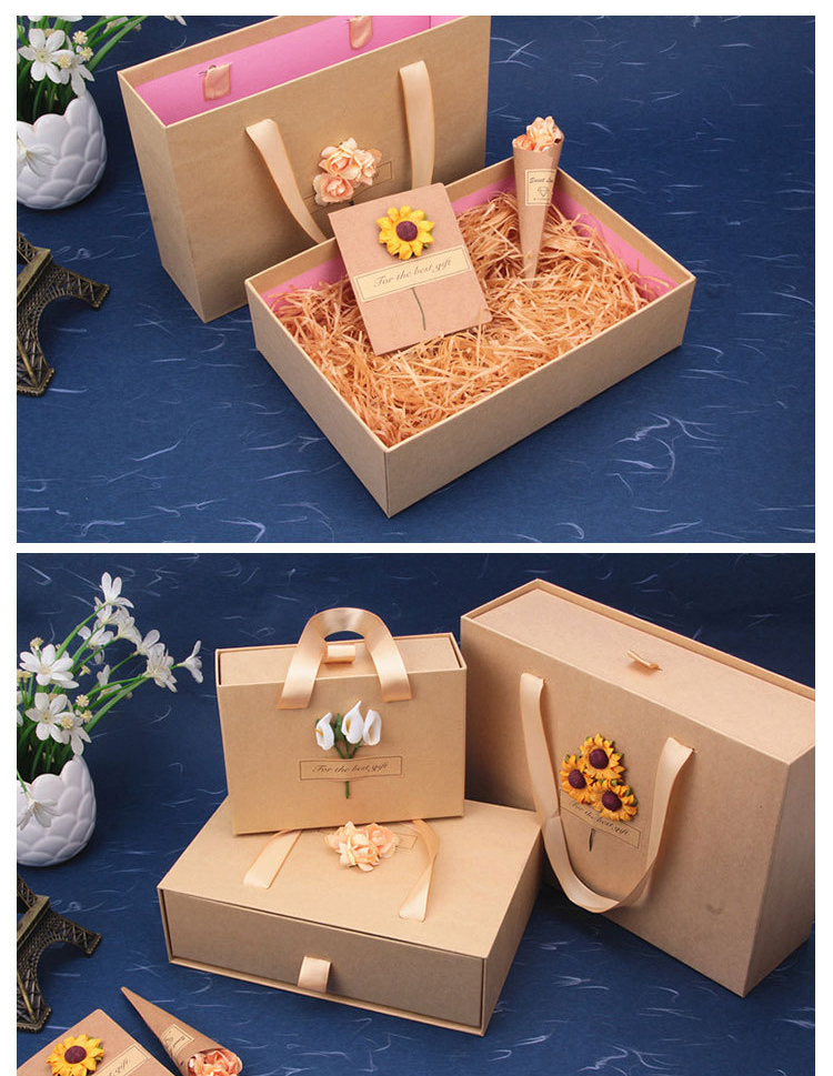 抽屉式牛皮纸礼物盒(图4)