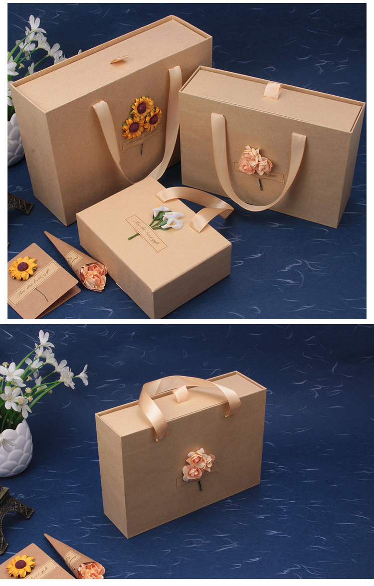 抽屉式牛皮纸礼物盒(图6)