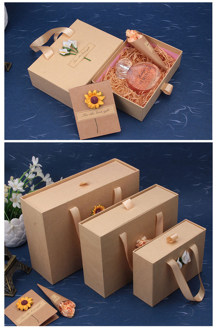 抽屉式牛皮纸礼物盒(图5)