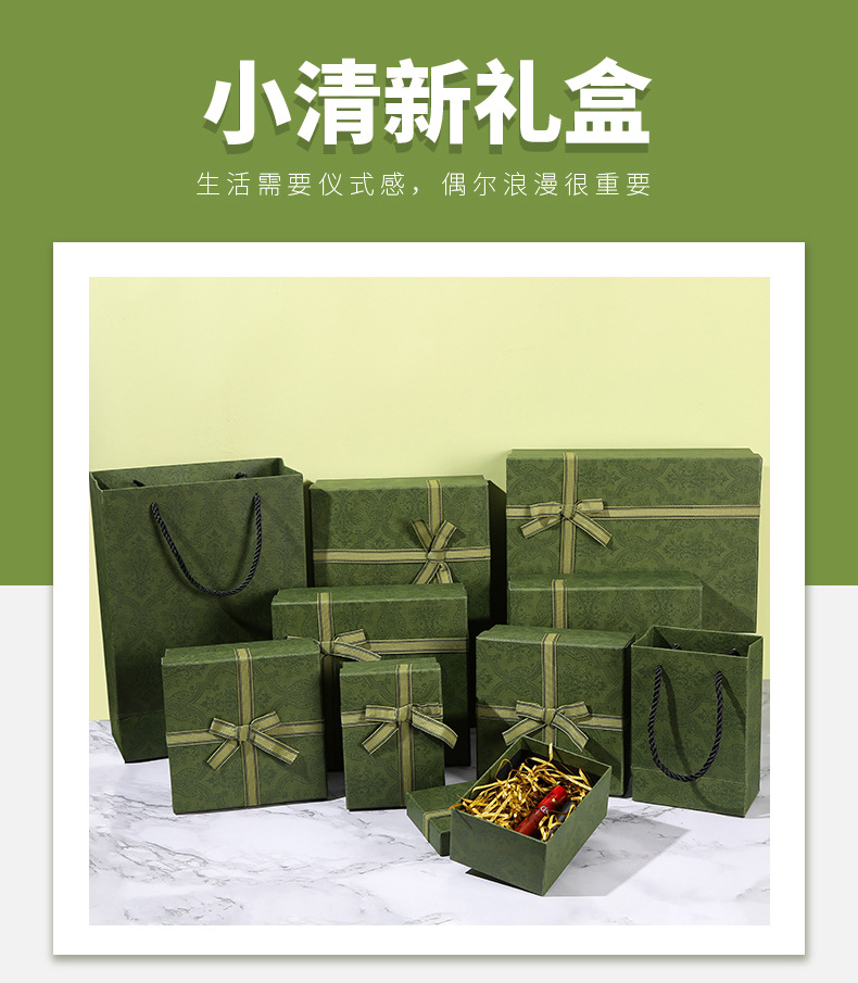 墨绿色化妆品礼盒(图1)